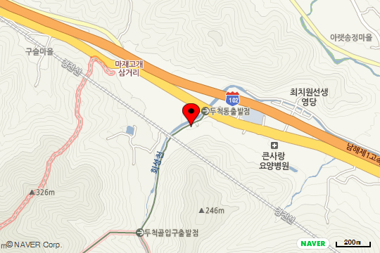 산에들 우리축산 지도